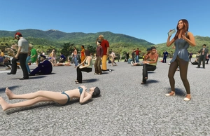 Animated Human 3D Models Library thumbnail 2