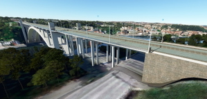 Arrábida bridge - (real life modulated building - detailed) thumbnail 6