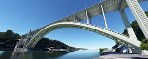 Arrábida bridge - (real life modulated building - detailed) thumbnail 2