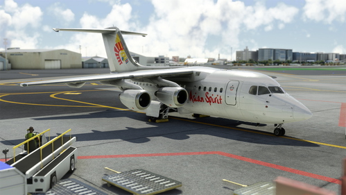 Asian Spirit - Just Flight BAe-146-100.