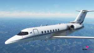 Asobo Citation Longitude AeroWest D-CAWK  Livery [8K] thumbnail 4