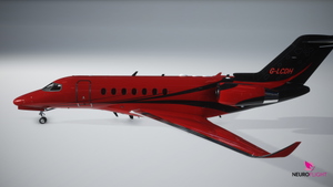 Asobo Citation Longitude G-LCDH "Lewis Hamilton" Livery [8K] thumbnail 4