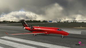 Asobo Citation Longitude G-LCDH "Lewis Hamilton" Livery [8K] thumbnail 5