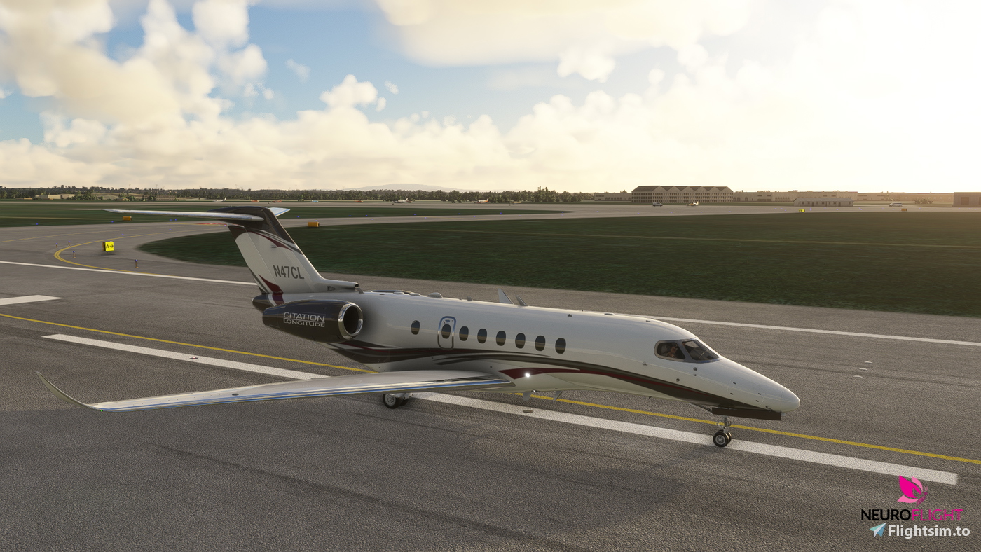 Asobo Citation Longitude N47CL Livery [8K] 对于 Microsoft Flight ...