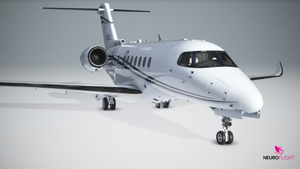 Asobo Citation Longitude Textron Aviation livery [8K] thumbnail 3