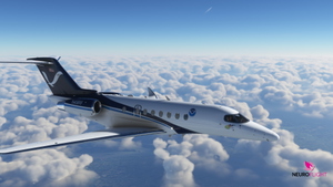 Asobo Citation Longitude NOAA N49RF "Gonzo" Livery [8K] thumbnail 6