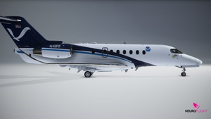 Asobo Citation Longitude NOAA N49RF "Gonzo" Livery [8K] thumbnail 4