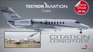 Asobo Citation Longitude Textron Aviation Livery #2 [8K] thumbnail 1