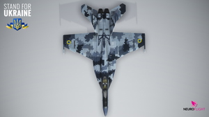 ASOBO F/A 18E Hornet - Ghost of Kyiv livery [4K] thumbnail 5