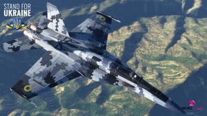 ASOBO F/A 18E Hornet - Ghost of Kyiv livery [4K] thumbnail 2
