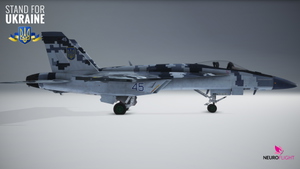 ASOBO F/A 18E Hornet - Ghost of Kyiv livery [4K] thumbnail 3