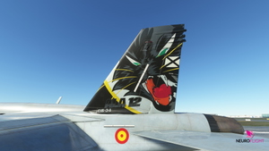 ASOBO F/A 18E SPANISH AIR FORCE LIVERY - GATOS SCHEME [4K] thumbnail 7