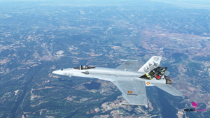 ASOBO F/A 18E SPANISH AIR FORCE LIVERY - GATOS SCHEME [4K] thumbnail 10