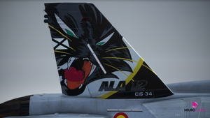 ASOBO F/A 18E SPANISH AIR FORCE LIVERY - GATOS SCHEME [4K] thumbnail 2