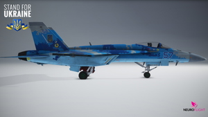 ASOBO F/A-18E UKRAINIAN AIR FORCE LIVERY [4K] thumbnail 3