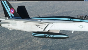 Asobo F/A-18E Super Hornet TOPGUN Maverick. thumbnail 6
