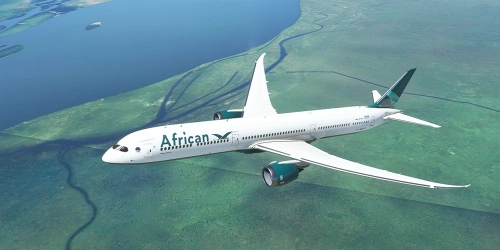[ASOBO][B787][8K] All African Airways Virtual Airlines Livery 'T-BELT'