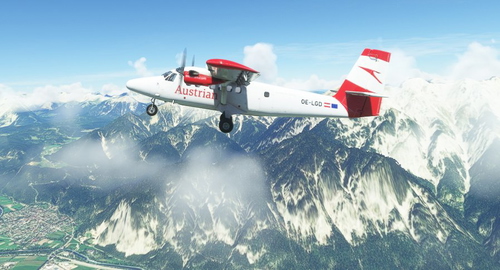 Austrian Airlines - DHC-6-300 Twin Otter (Wheels Pax)