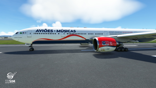 AVIÕES E MÚSICAS - Boeing 777-300ER Capitain Sim