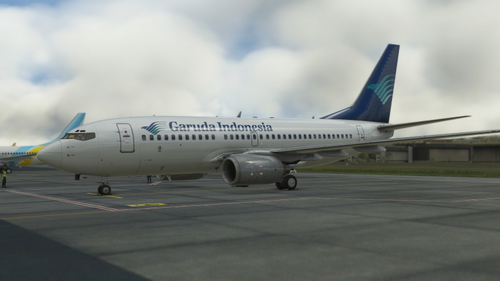 B737-700 | Retro Garuda Indonesia PK-GGW 4K (Fictional)