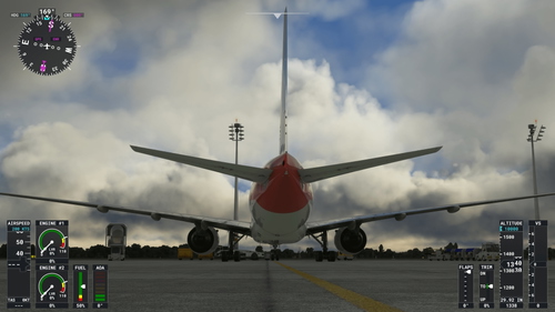 B777-200(old) Snow Wolf Europe New