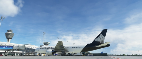 B777 New Color Snow Wolf Europe