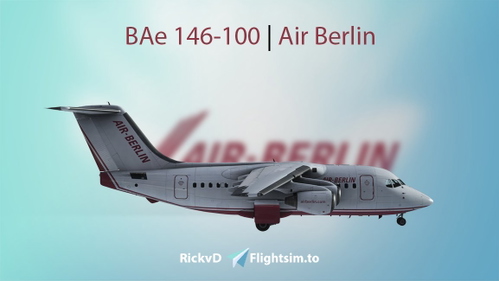 🛩️ BAe 146-100 | Air Berlin [4K] 
