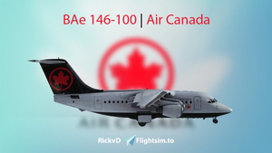 🛩️ BAe 146-100 | Air Canada [4K]&nbsp; thumbnail 1