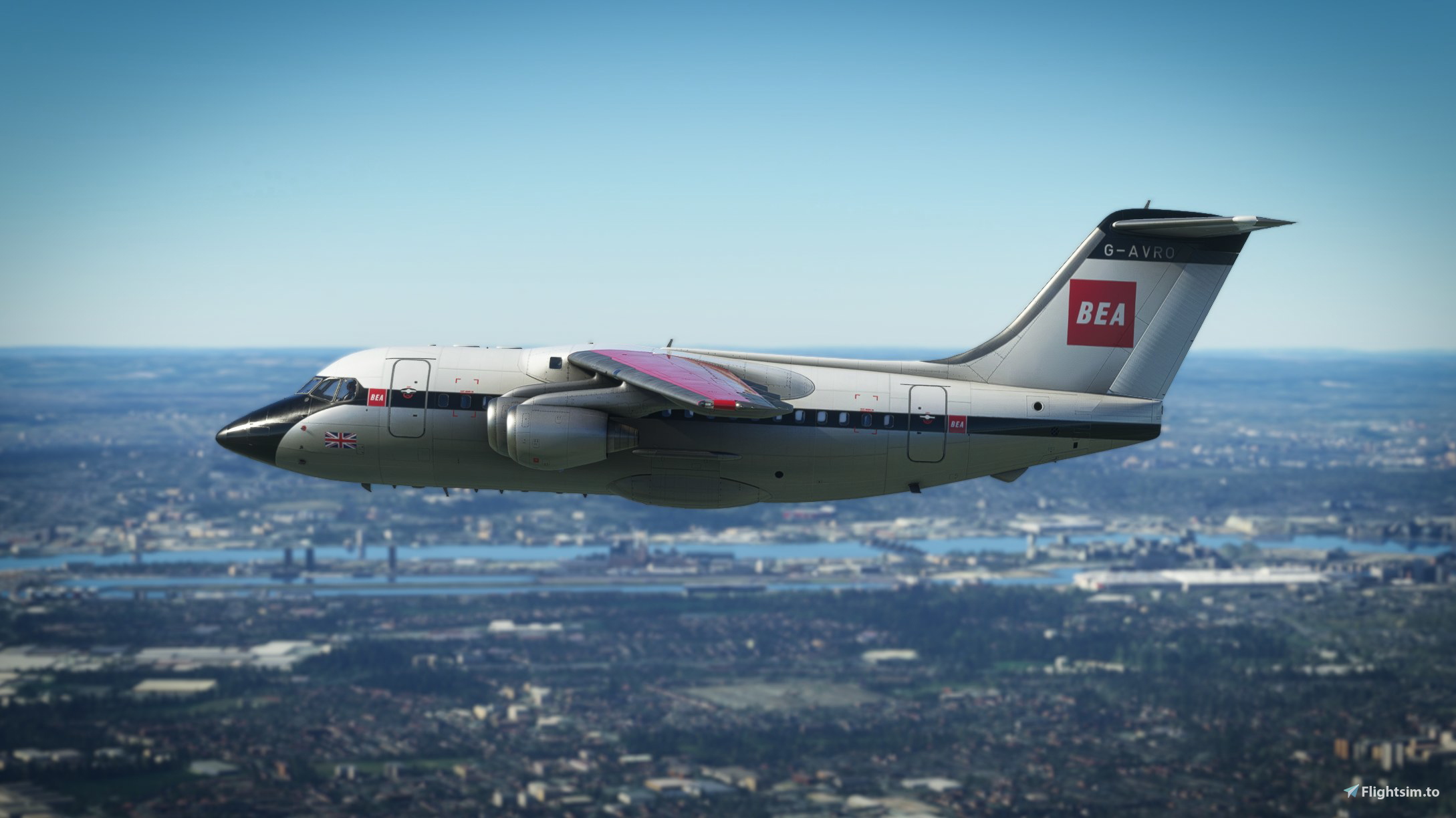 BAe 146-100 BEA Retro G-AVRO - Image 1