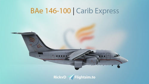 🛩️ BAe 146-100 | Carib Express [4K] 