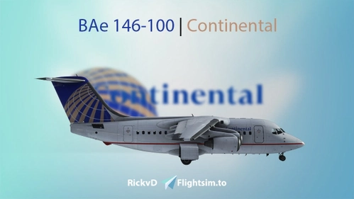 🛩️ BAe 146-100 | Continental [4K]&nbsp;