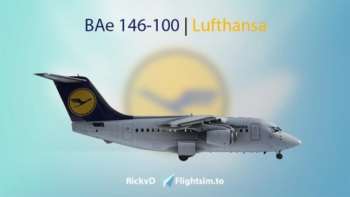 🛩️ BAe 146-100 | Lufthansa [4K]