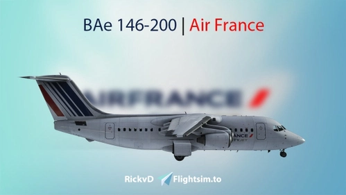🛩️ BAe 146-200 | Air France [4K]&nbsp;