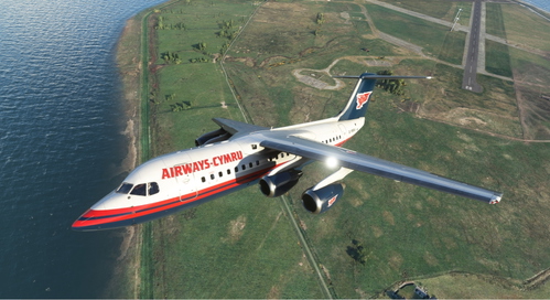 BAe 146-200 Airways International Cymru G-YMRA