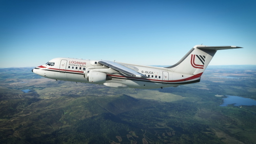 BAe 146-200 Loganair Retro G-OLCA