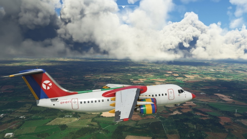 BAe 146-200 Danish Air Transport (Fictional)