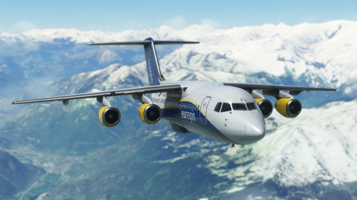 BAe 146-200 | Euregio Airlines [fictional airline] | Fleet package 