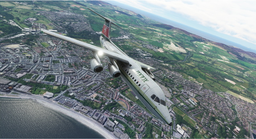 BAe 146-200 Manx Airlines G-MIMA