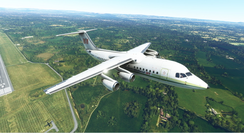 BAe 146-200 Manx Midlands G-MANS
