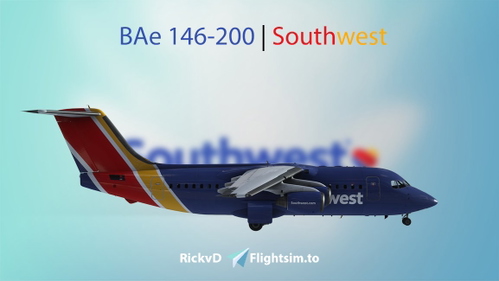 🛩️ BAe 146-200 | Southwest [4K] 