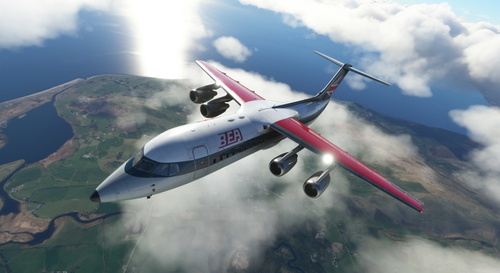 BAe 146-300 BEA Speedjack Livery