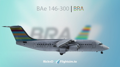 🛩️ BAe 146-300 | BRA [4K] 