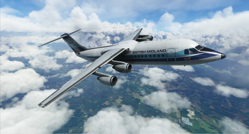 BAe 146-300 British Midland Classic G-BFLW