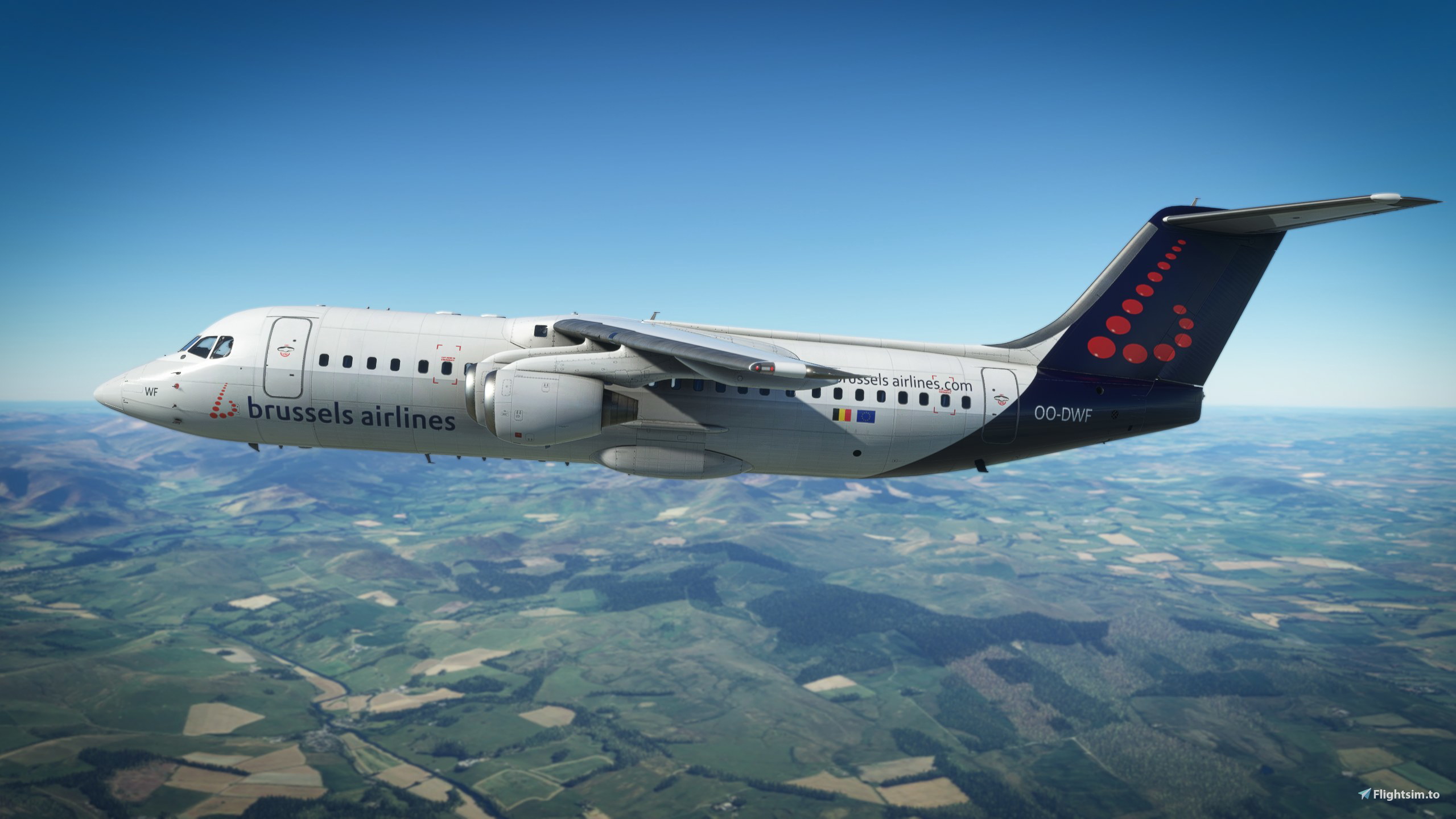 BAe 146-300 Brussels Airlines OO-DWF  - Image 1