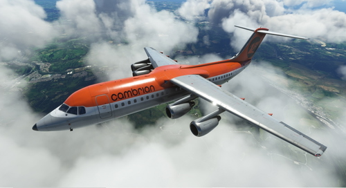 BAe 146-300 Cambrian Airways G-AVOA