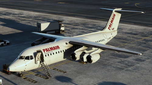 BAE-146-300 Palmair Flightline G-BPNT