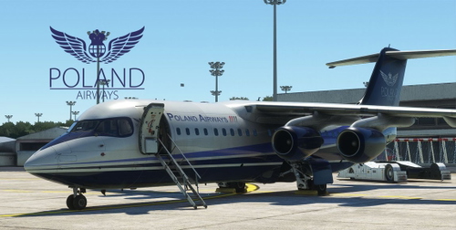 BAe 146-300 Poland AirWays livery