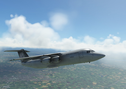 BAe 146-300 Snow Wolf Cargo (8K Livery)