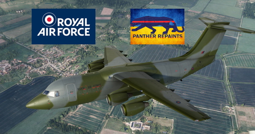 BAe 146-200 Cargo Professional RAF Camouflage Version