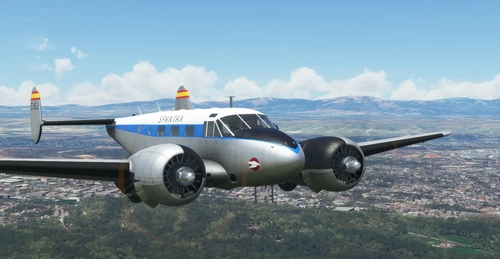 Beechcraft D18S EC-ASJ Spantax